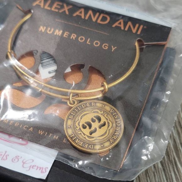 Alex and Ani numerology number 22 charm bracelet - Picture 2 of 5